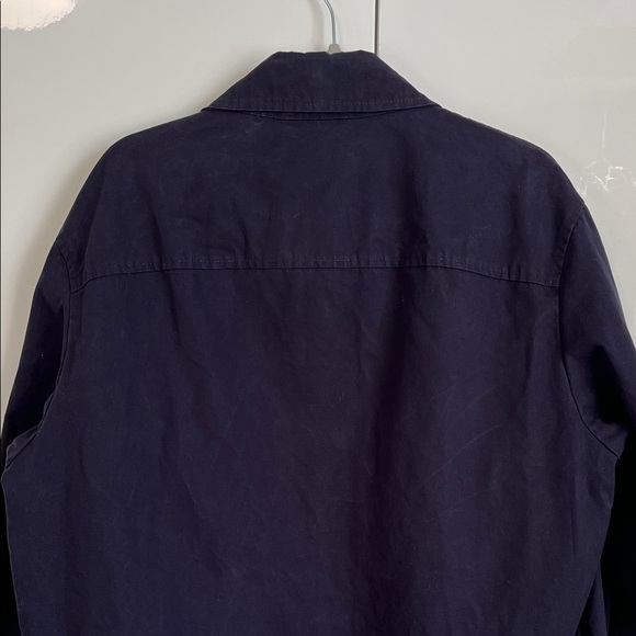 ZARA NEW Men's Indigo Blue Wax Effect Jacket, Size L - Picture 12 of 15